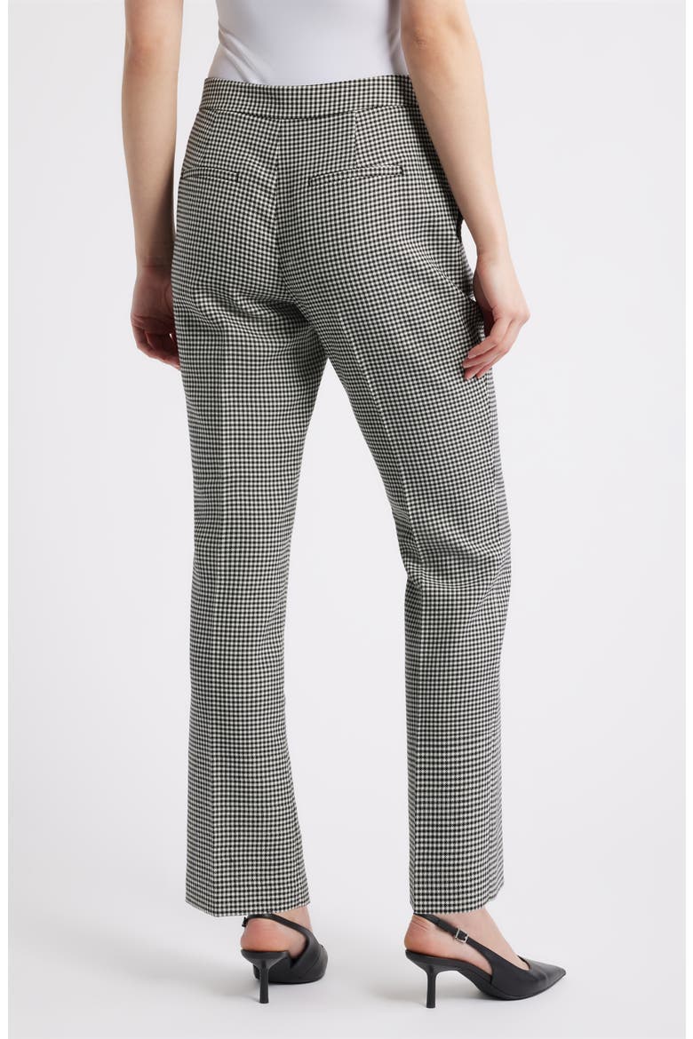 The Greta Wool Blend Check Pants, Alternate, color, BLACK AND WHITE CHECK