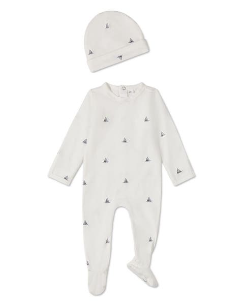 2 Piece Baby Boys Cotton Rich Footie Set