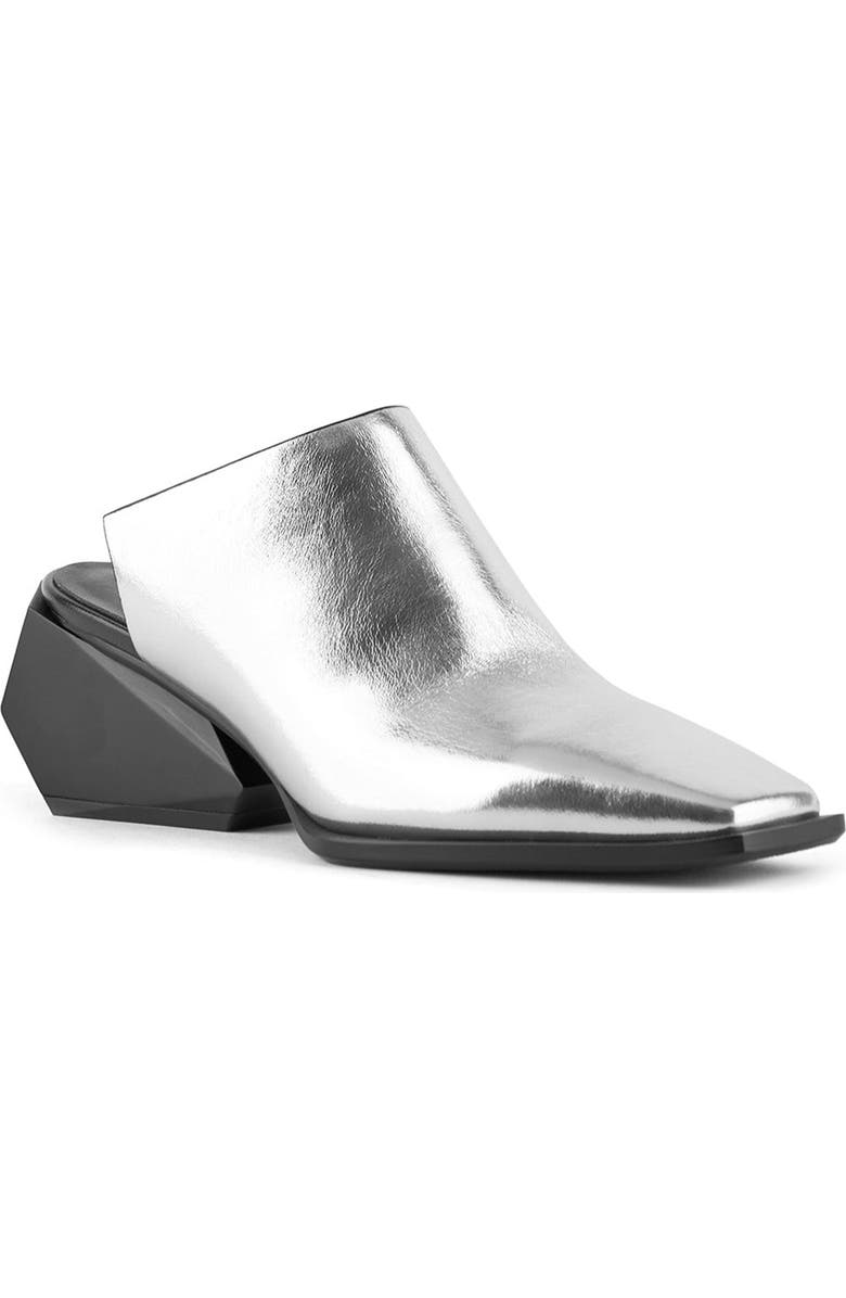 United Nude Ricky Mule Mid, Alternate, color, Silver