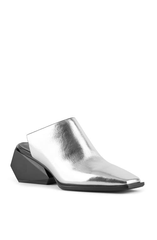 United Nude Ricky Mule Mid In Silver