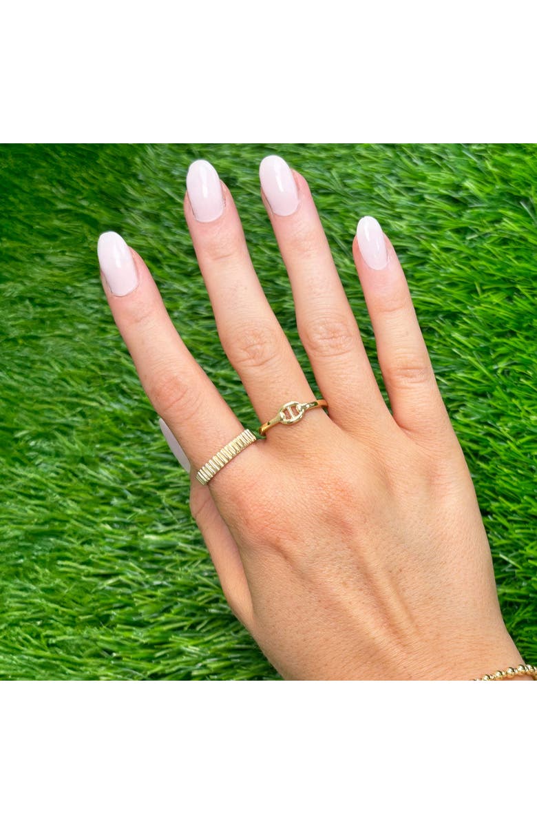 The Lovery Fine Jewelry Gold Mariner Link Ring, Alternate, color, Yellow Gold