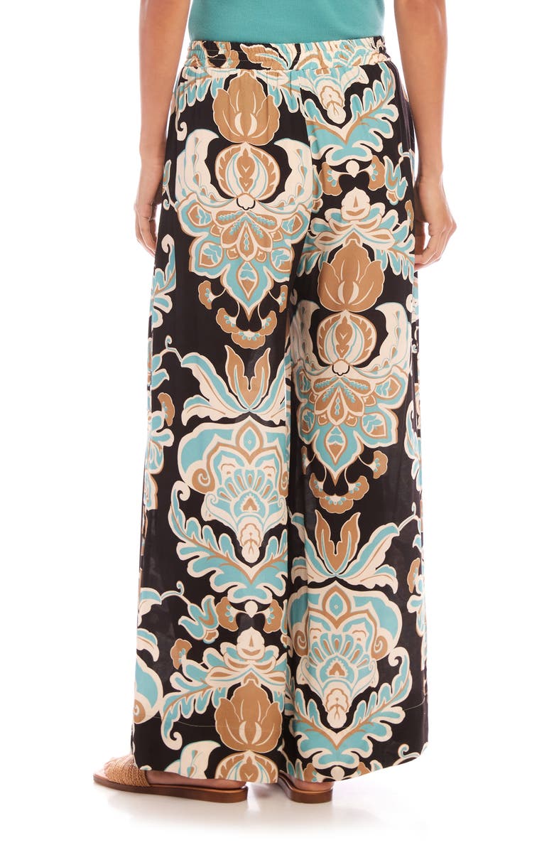 Karen Kane Floral Wide Leg Pants, Alternate, color, 