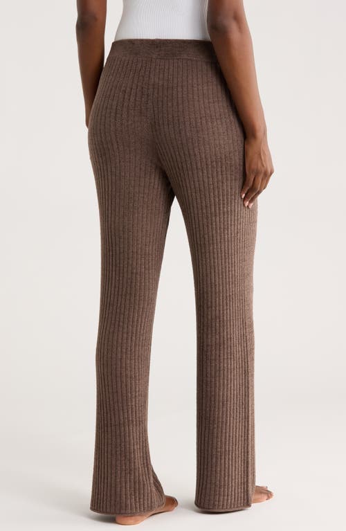 Barefoot Dreams Cozychic Ultra Lite Ribbed Lounge Pant In Brown