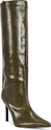 AZALEA WANG Alluring Faux Leather Knee High Boot