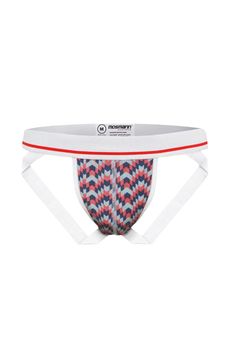 Mosmann Australia Men's Jockstrap, Main, color, Multi - Red