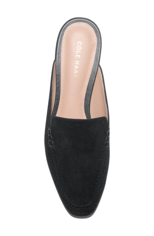 Cole Haan Pollina Apron Toe Mule In Black