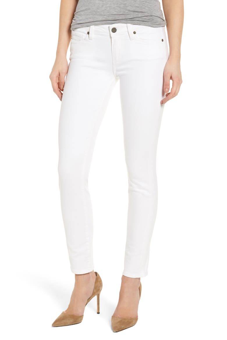 'Skyline' Ankle Peg Skinny Jeans, Main, color, OPTIC WHITE