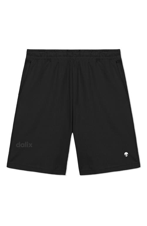 Dalix Mens Lil Alien Midweight Gym Short In Black