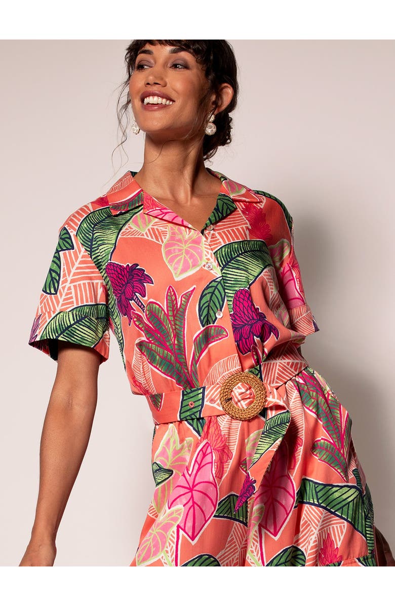 Tori Richard Garden Island Charla Jumpsuit, Alternate, color,