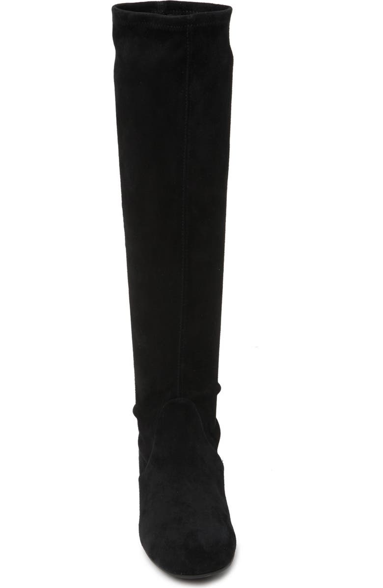 Stuart Weitzman Raissa Suede Tall Boot, Alternate, color,