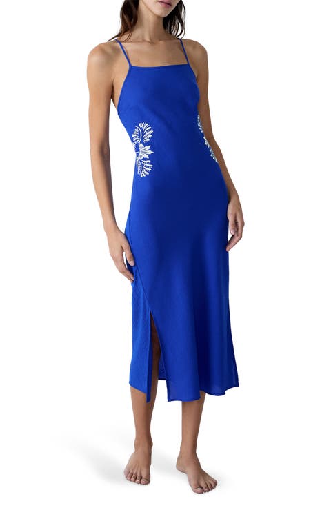 Beste Crinkled Embroidered Nightgown