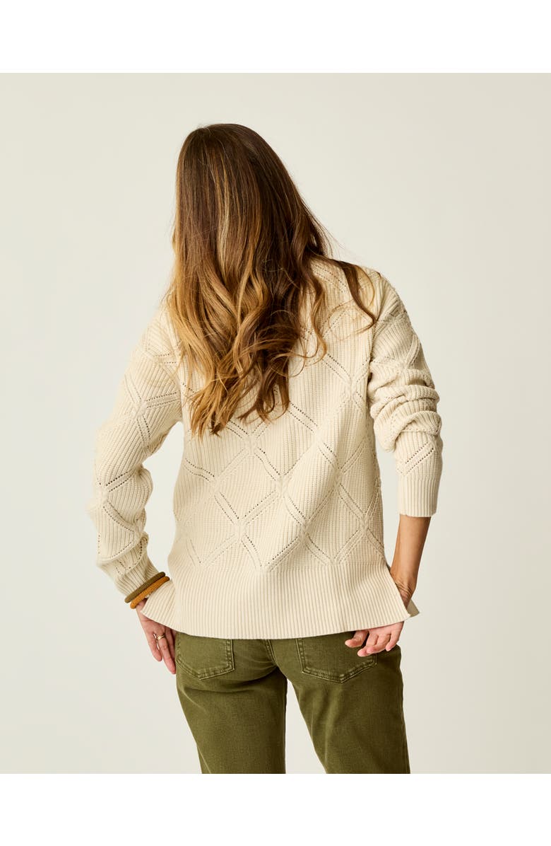 Carve Designs Woodward Allover Sweater, Alternate, color, Birch