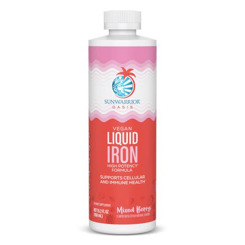 Vegan Liquid Iron Mixed Berry 450ml Bottle