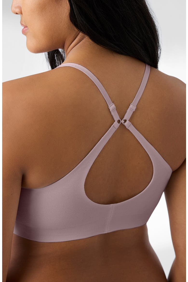 Soft Form Square Neck Wireless Bra, Alternate, color, ELDERBERRY