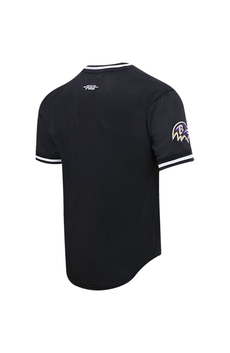 PRO STANDARD Men's Pro Standard Lamar Jackson Black Baltimore Ravens Mesh Player Name & Number Top, Alternate, color,