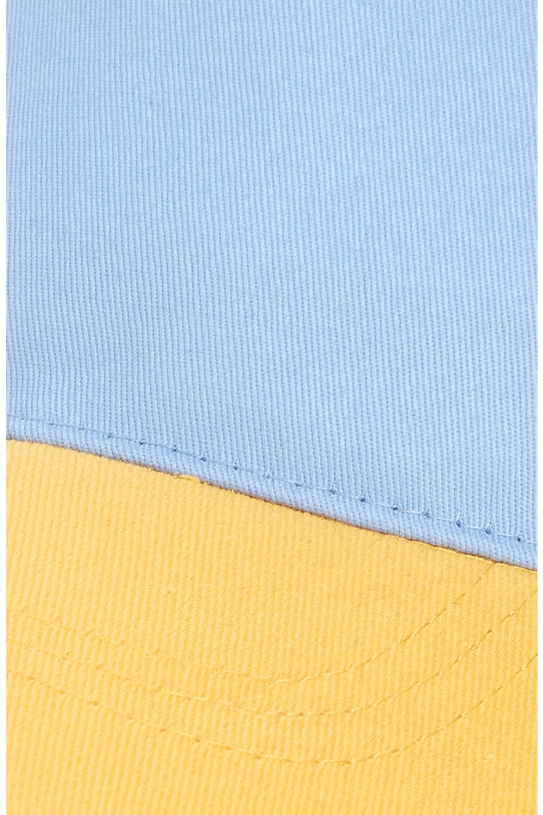 Kids' Colorblock Mesh Trucker Hat, Alternate, color, BLUE GLAZE MULTI