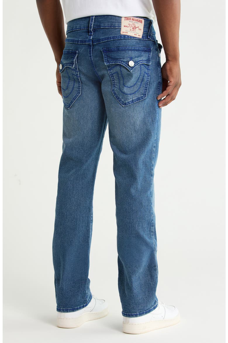 Ricky Big T Flap Straight Leg Jeans, Alternate, color, MEDIUM BLUE QUARTZ