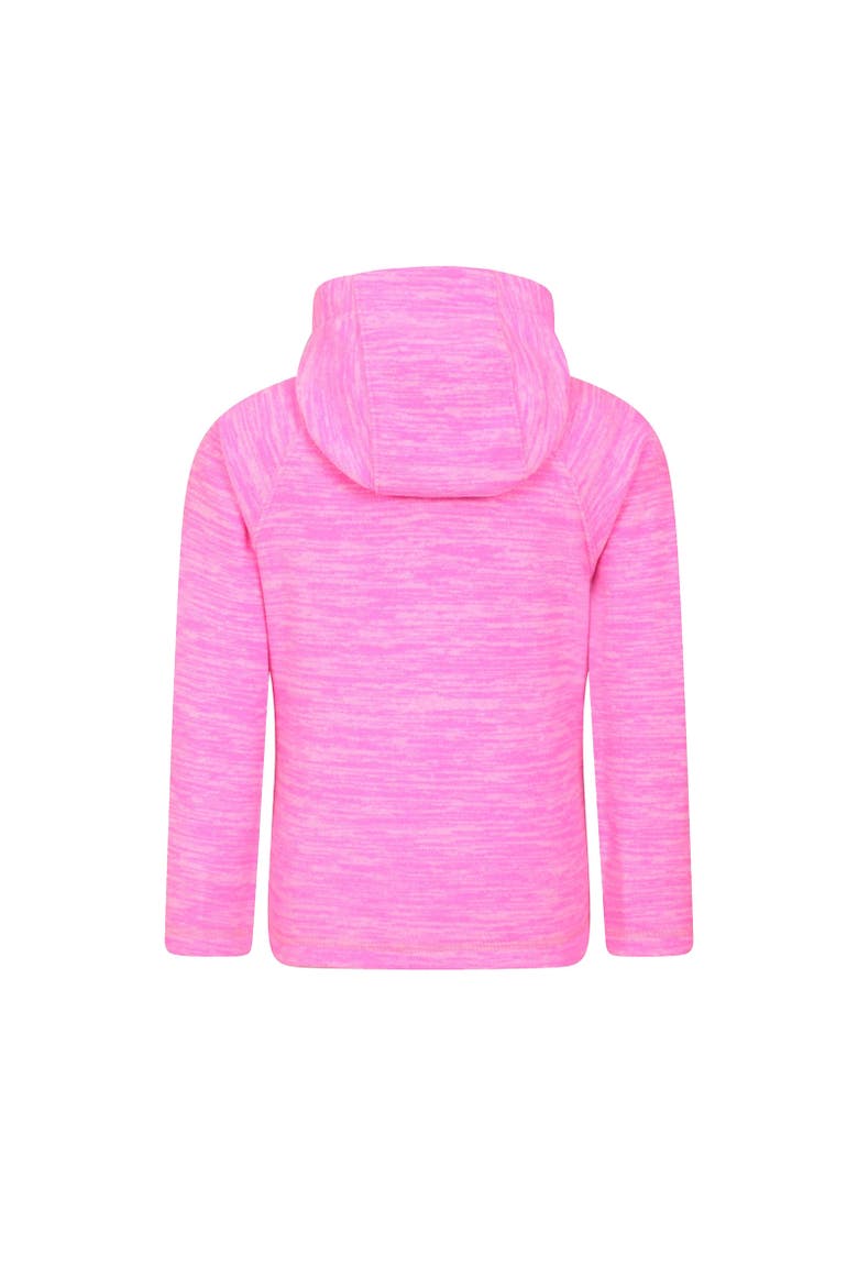 Childrens/Kids Snowdonia II Full Zip Hoodie, Alternate, color, Bright Pink