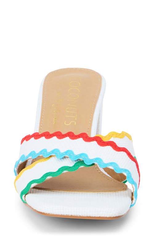 Coconuts By Matisse Principessa Block Heel Sandal In White