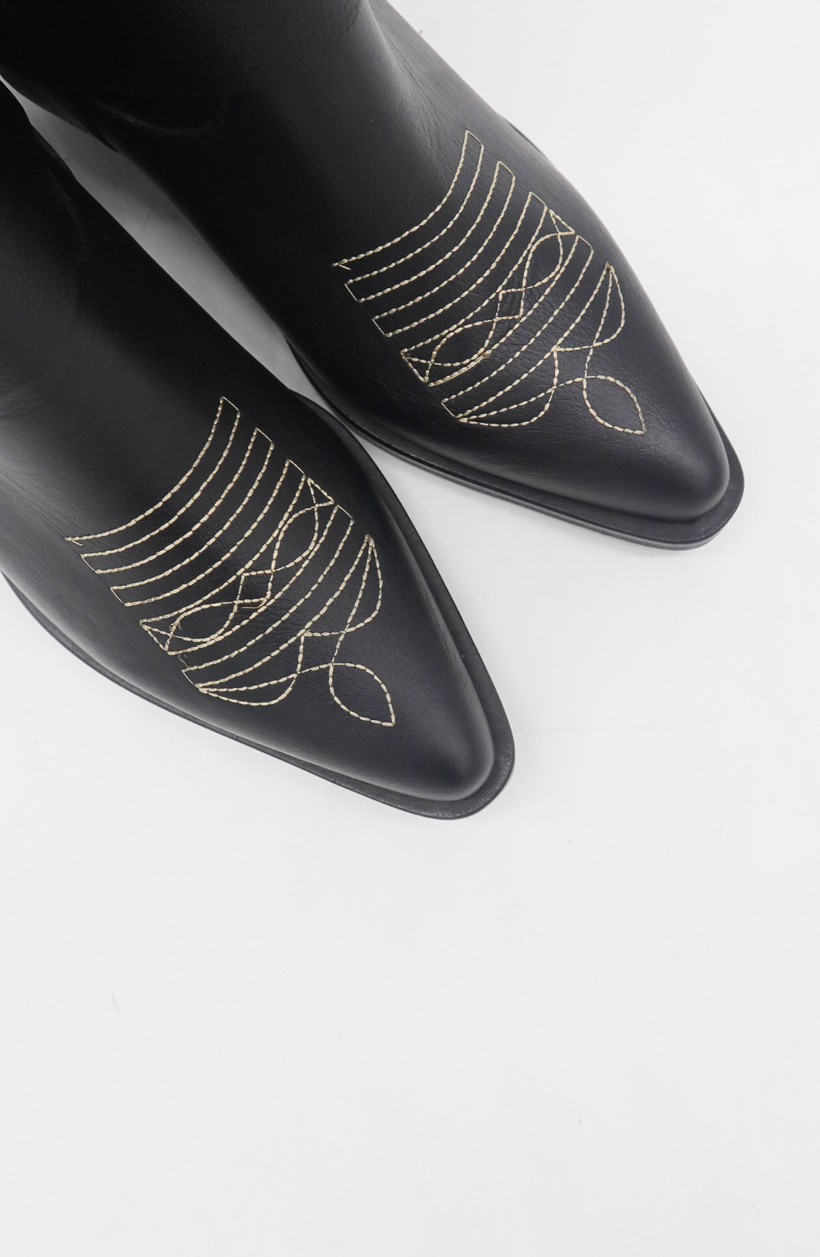 STIVALI NEW YORK Juniper Western Cowboy Boots, Alternate, color, Black