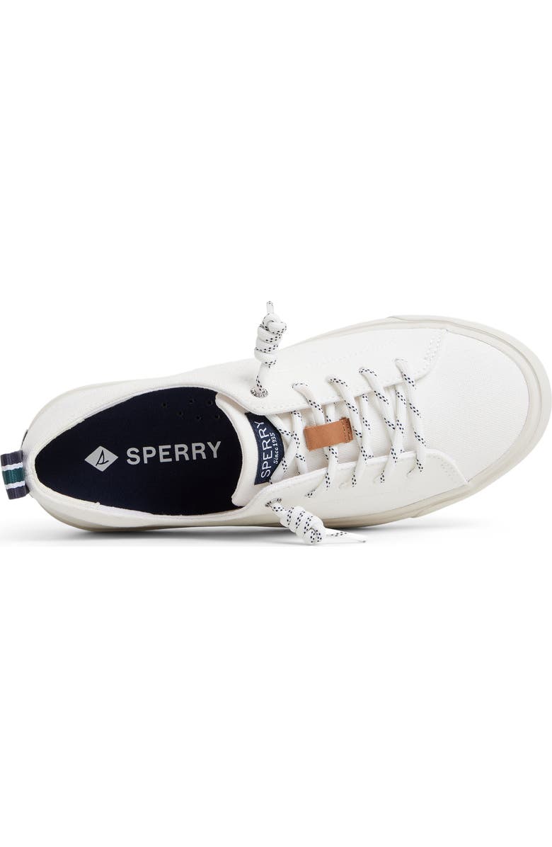 Sperry Cove Lace-to-Toe Sneaker, Alternate, color, White