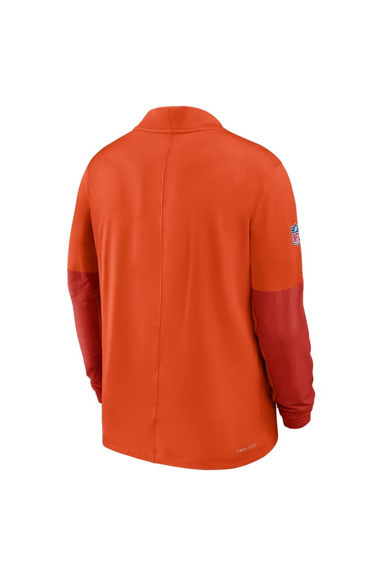 Men's Nike Orange Cincinnati Bengals Sideline Dri-FIT Half-Zip Pullover, Alternate, color, Orange