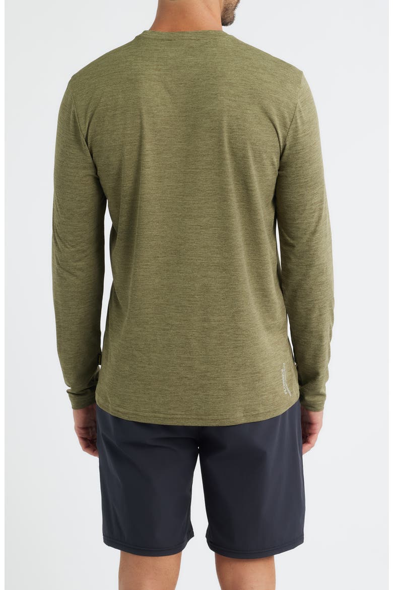 Airtex Performance Long Sleeve T-Shirt, Alternate, color, HEATHER BURNT OLIVE