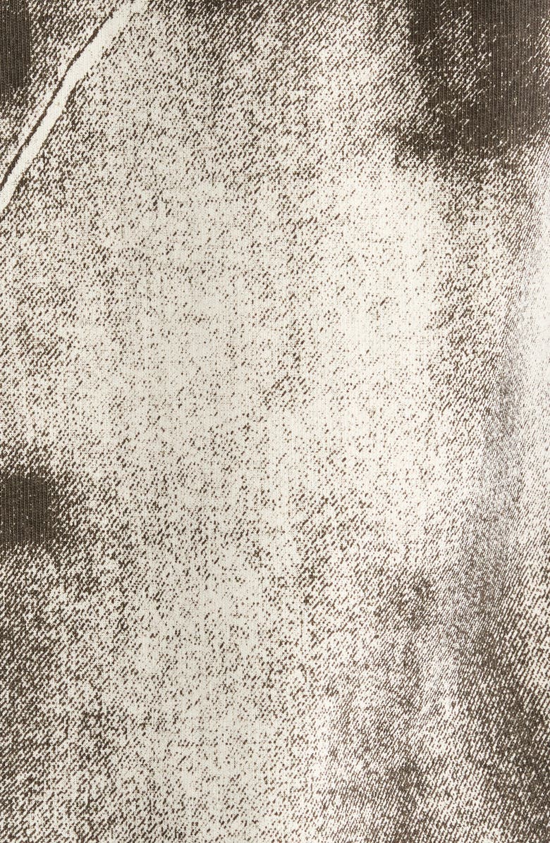 PLEASURES Trucker Trompe l'Oeil Print Heavyweight Long Sleeve Graphic T-Shirt, Alternate, color, Bone