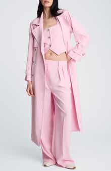 Kenneth Cole Belted Trench Coat