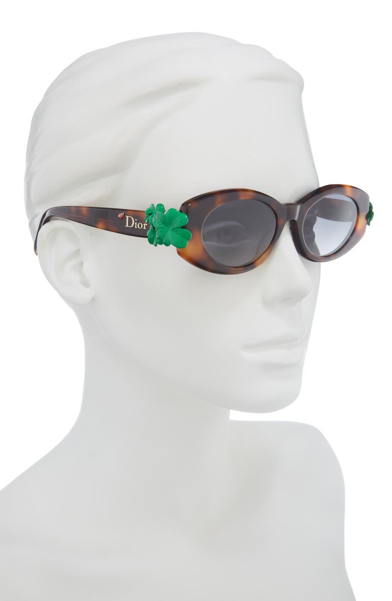 DIOR Cover B1I Oval Sunglasses, Alternate, color, 
