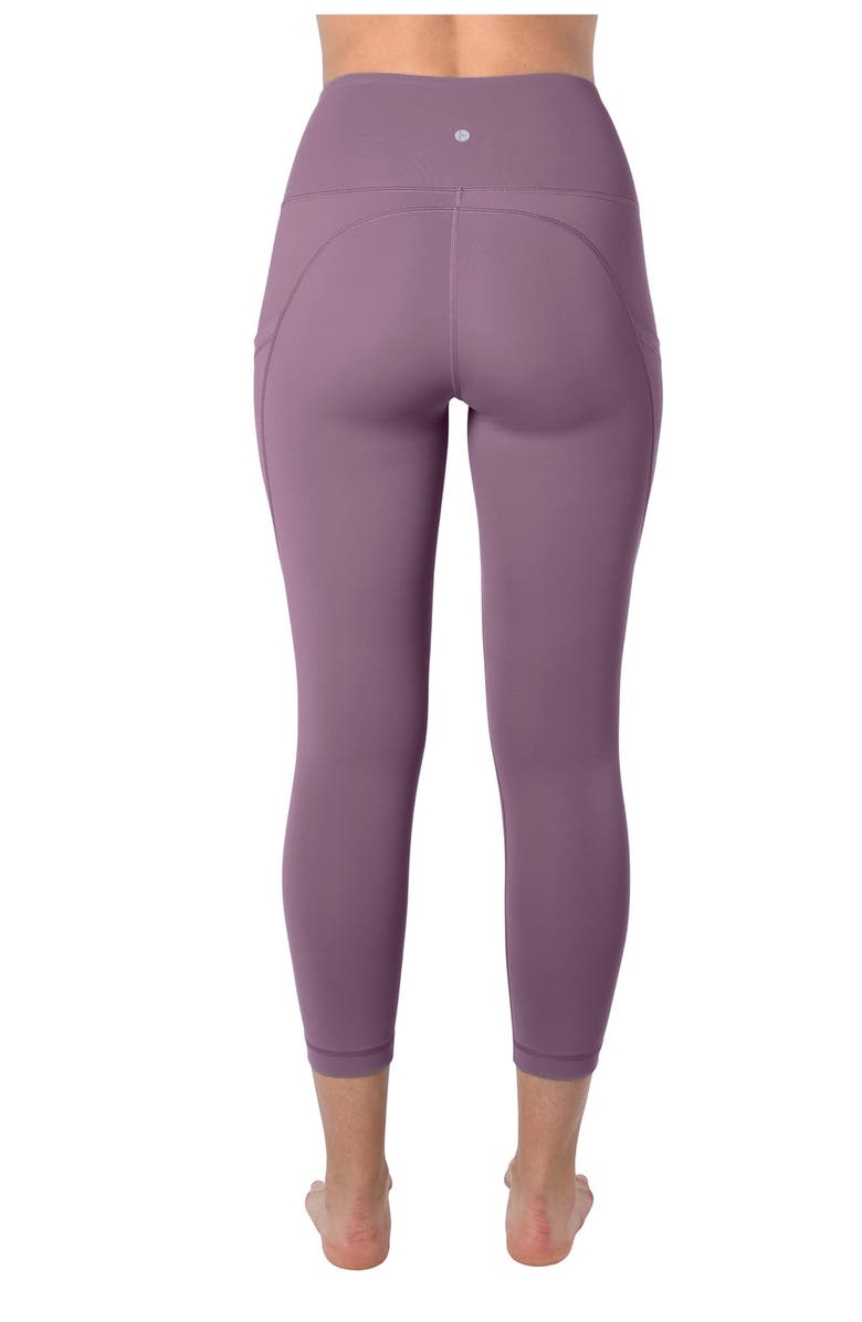 90 DEGREE BY REFLEX Interlink High Waist Capri Leggings, Alternate, color, 