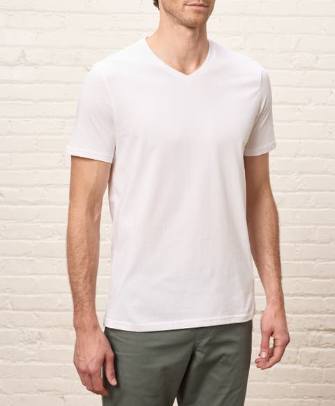 Organic Cotton Men's Softspun Essential V-Neck Tee