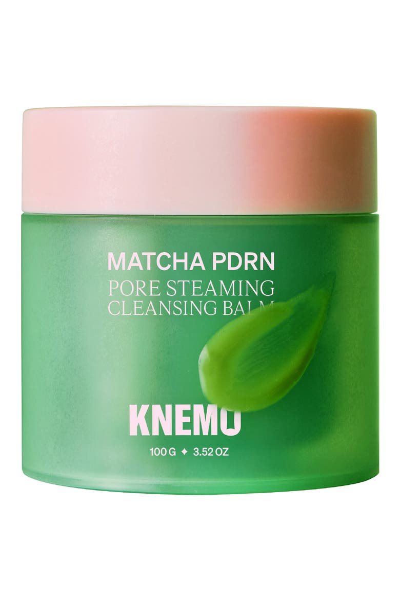 Matcha PDRN Pore Steaming Cleansing Balm, Main, color, GREEN