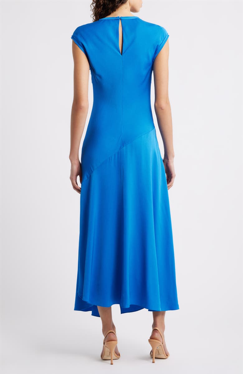 KOBI HALPERIN Leilani Asymmetric Ruffle Maxi Dress, Alternate, color, Blue Jay