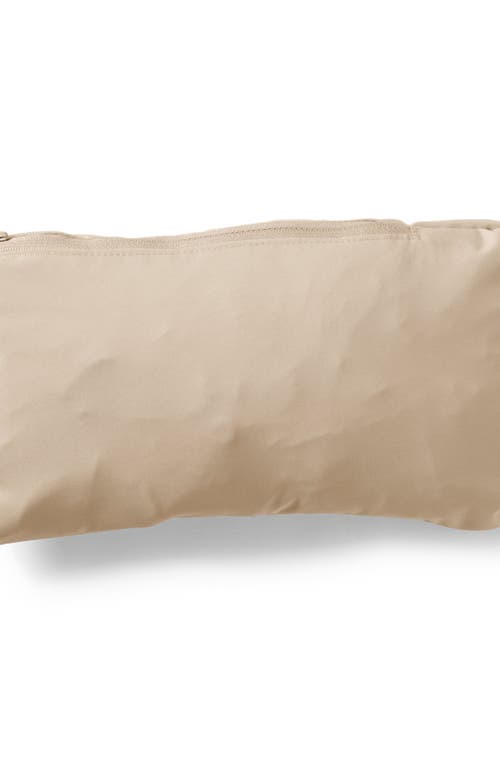 Lands' End Squall Packable Waterproof Raincoat In Champagne