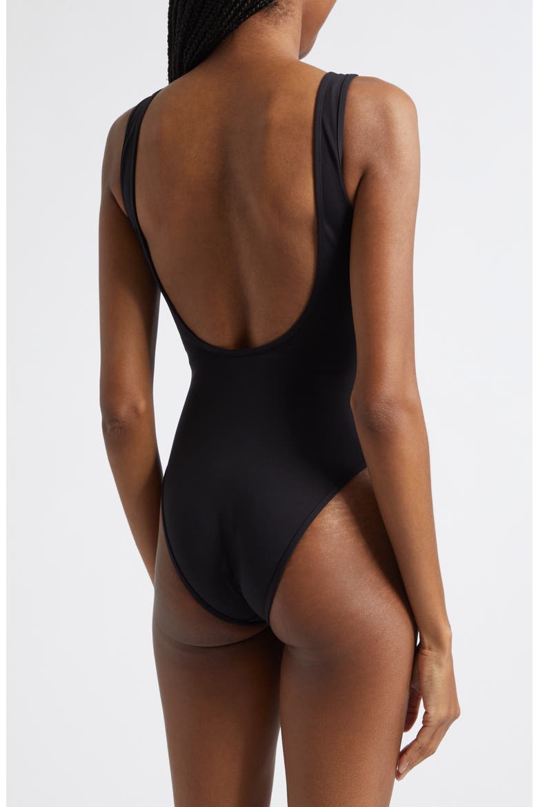 Sorcha One-Piece Swimsuit, Alternate, color, BLACK