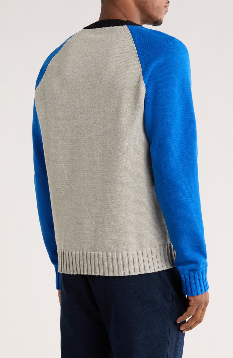 HUGO Senus Cotton Sweatshirt, Alternate, color, Open Grey