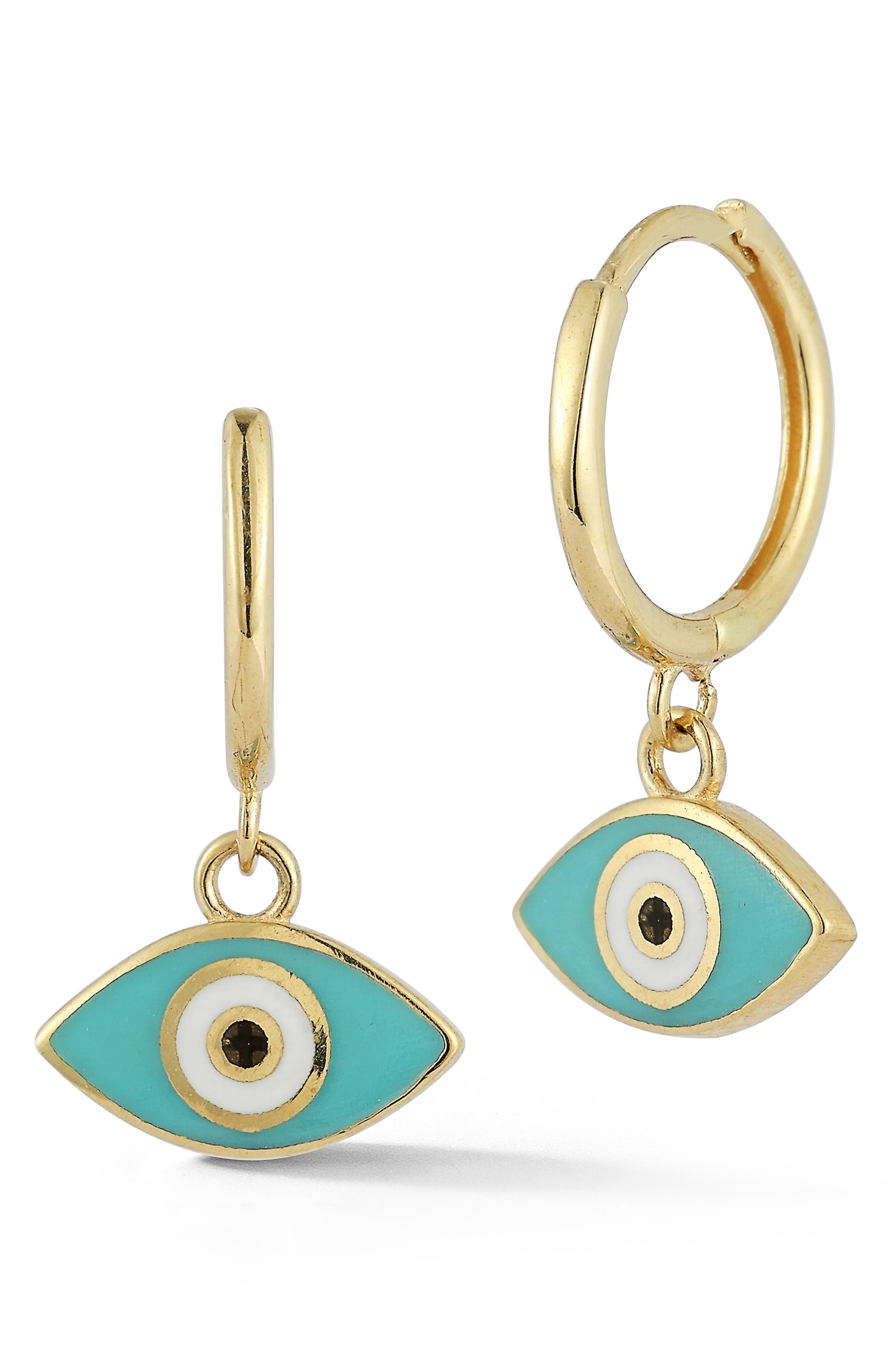 Ember Fine Jewelry Evil Eye Enamel Drop Earrings (Women) | Nordstromrack