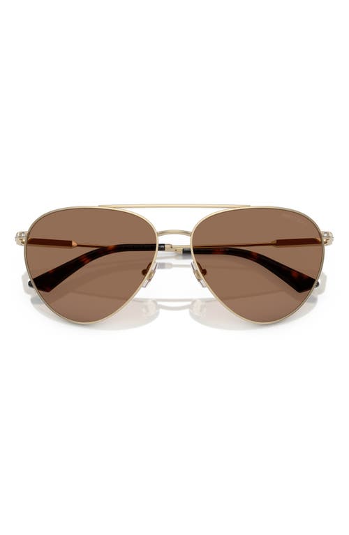 JIMMY CHOO JIMMY CHOO 60MM PILOT SUNGLASSES