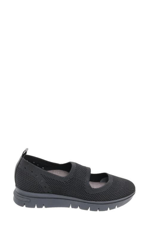 David Tate Knit Mary Jane In Black
