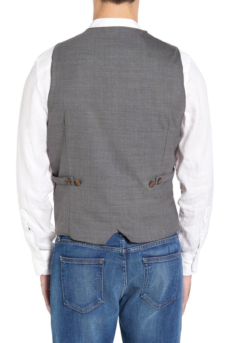 Lamb Front Vest, Alternate, color, TOBACCO