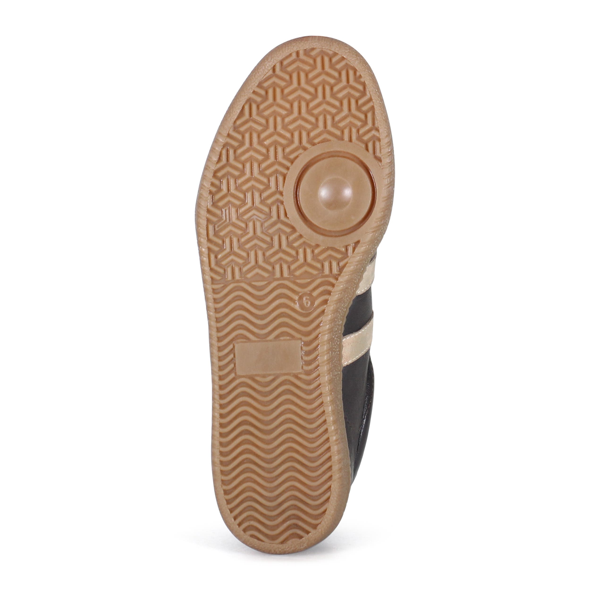 Diba True TO PAZ Lace Up Leather Sneaker, Alternate, color, Dark Brown/Gold