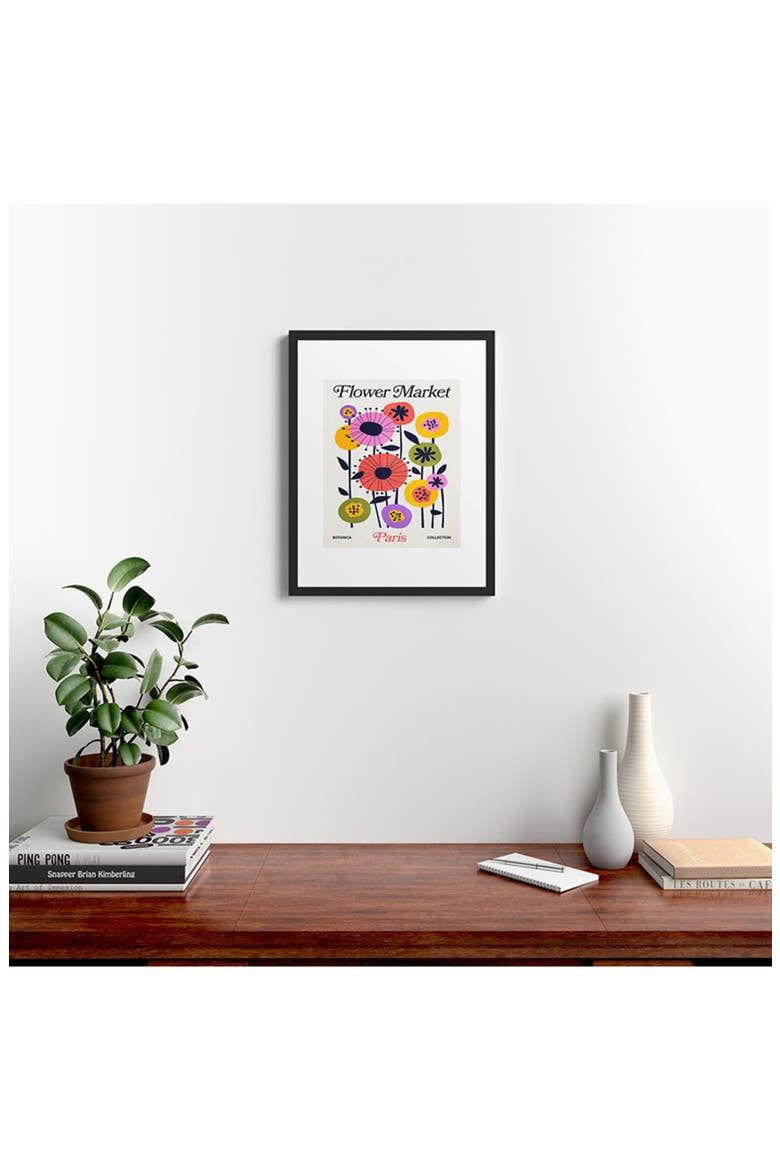 'Paris Botanica Edition' by Ayeyokp Framed Wall Art, Alternate, color, BLACK