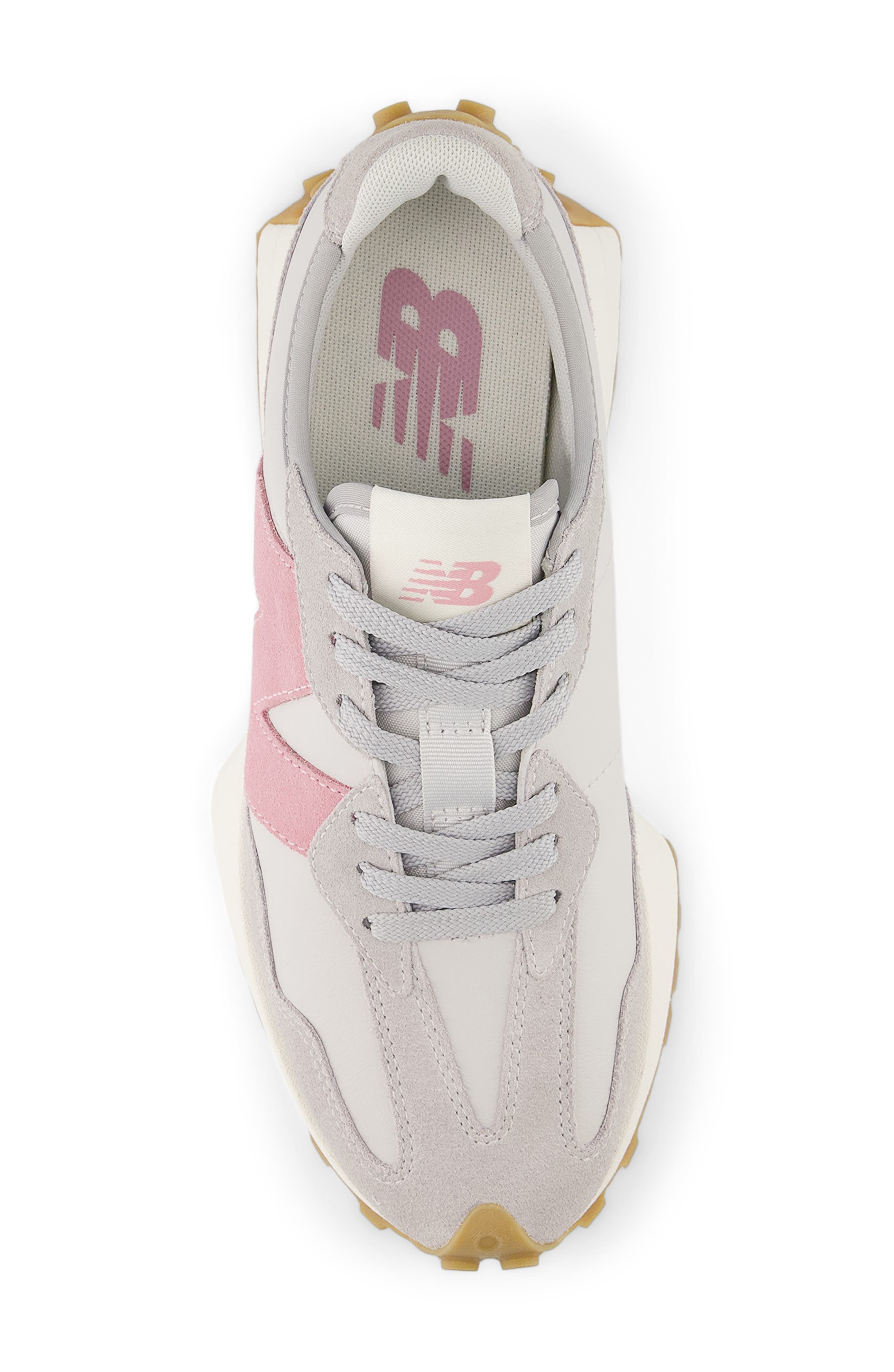 New Balance 327 Sneaker, Alternate, color, Raincloud/ Pink Taffy