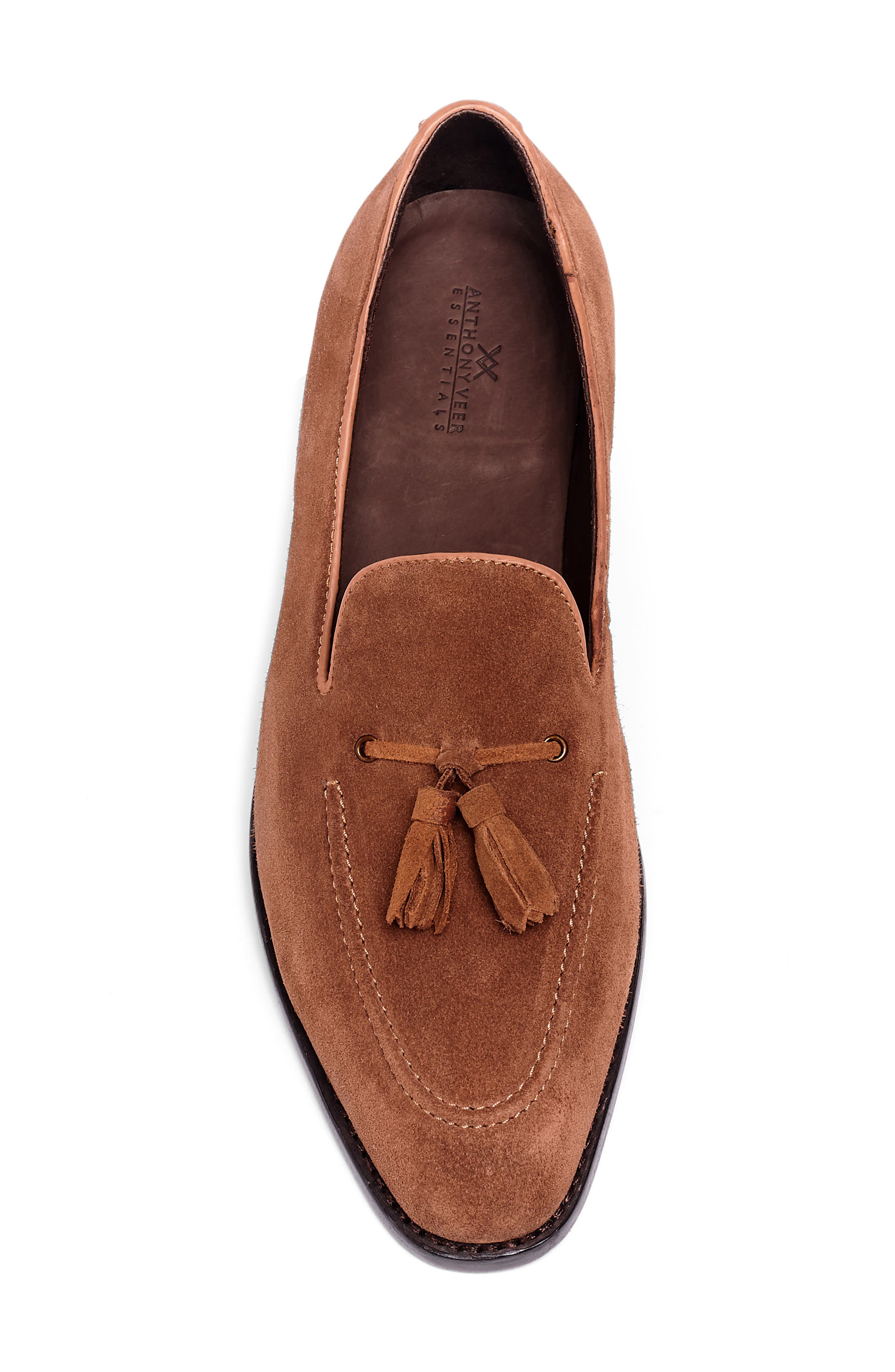 Anthony Veer Kennedy Tassel Loafer, Alternate, color, Honey Brown