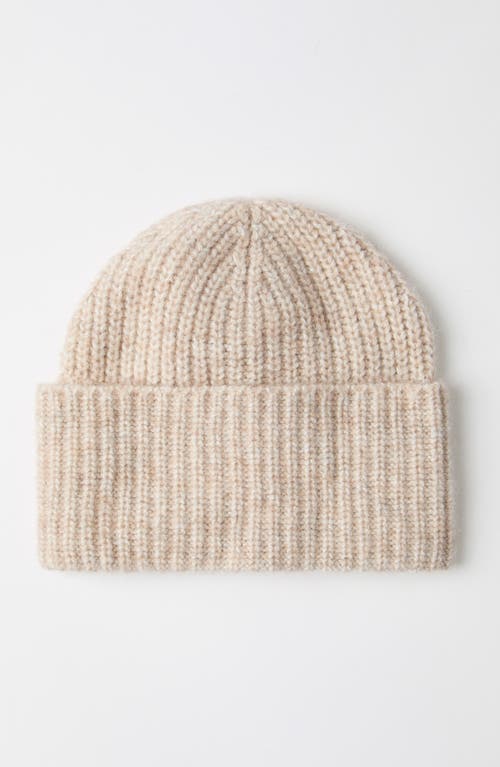 Brunello Cucinelli Rib Knit Beanie In Neutral