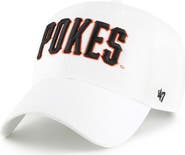 '47 Men's '47 White Oklahoma State Cowboys Clean Up Adjustable Hat