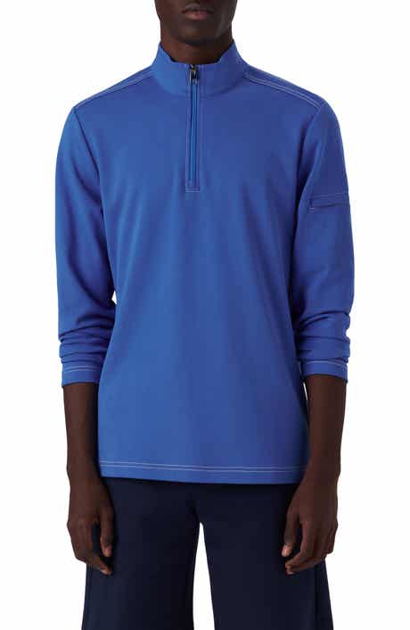 Bugatchi Quarter Zip Knit Pullover