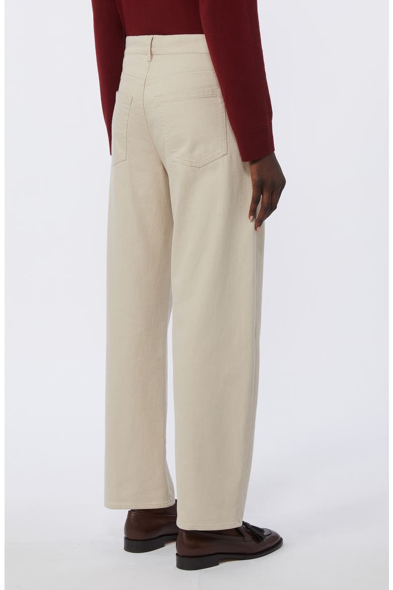 Emily Wool Twill Five-Pocket Pants, Alternate, color, NATURAL
