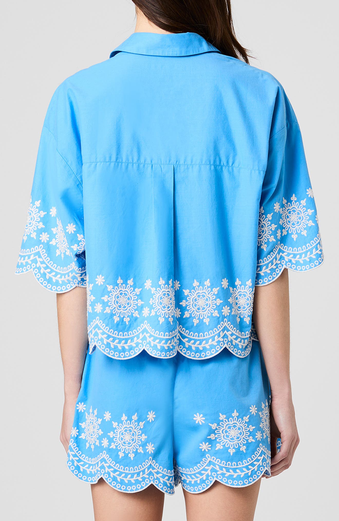 Alissa Embroidered Cotton Top - image 4